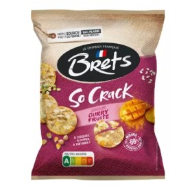 Biscuits apéritifs So Crack saveur curry fruité 70 g - BRETS