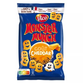 Chips Monster Munch Goût Cheddar, 2x200g - MONSTER MUNCH