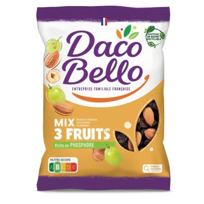 Fruits secs raisins amandes noisettes 400 g - DACO BELLO