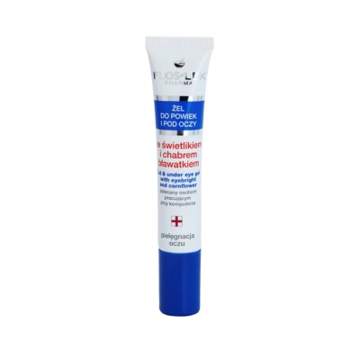 Gel contour des yeux floslek pharma eye care à l’euphraise et bleuet 15ml