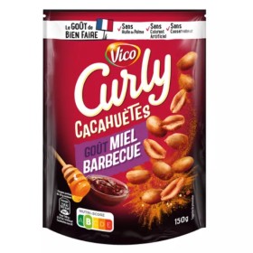 Cacahuètes miel barbecue 150 g - CURLY