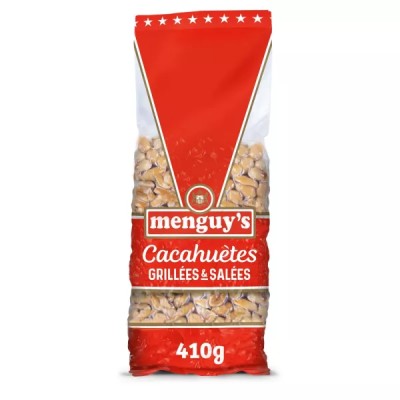 Cacahuètes grillées et salées 410 g - MENGUY'S