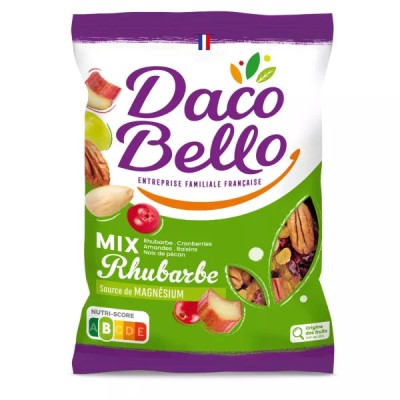 Mélange de Graines, Fruits Secs et Rhubarbe 300 g - DACO BELLO