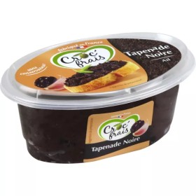 Tapenade Noire à l'Ail 150 g - CROC'FRAIS