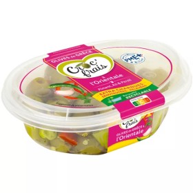 Olives Vertes Dénoyautée à L'orientale 200g - Croc'frais
