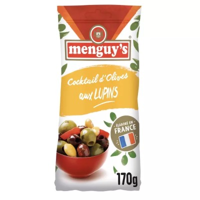 Cocktail d'olives aux lupins 170 g - MENGUY'S