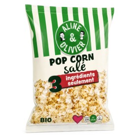 Pop-corn salé bio 60 g - ALINE & OLIVIER