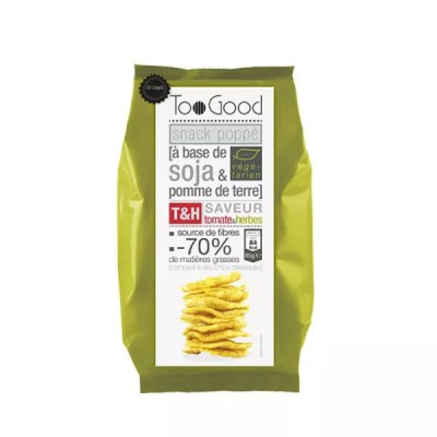 snack poppé saveur tomate et herbes 85g - TOOGOOD