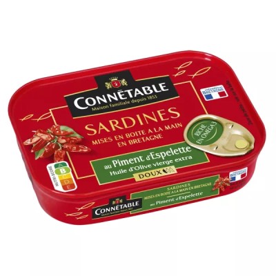 Sardines Sweet Espelette Pepper 135g - Connetable