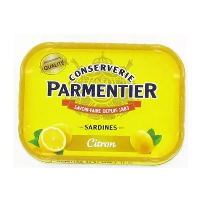 Sardines in Sunflower Oil & Lemon, 135g - PARMENTIER