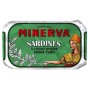 Sardines à l'huile d'olive vierge extra, boîte 120 g - MINERVA