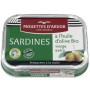 Sardines à l'huile d'olive vierge extra bio 120 g - PARMENTIER