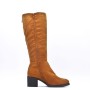 Faux suede boot