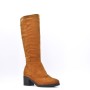 Faux suede boot