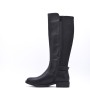 Boot in mixed materials for fall and winter