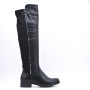 Boot in mixed materials for fall and winter