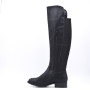 Boot in mixed materials for fall and winter