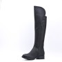 Boot in mixed materials for fall and winter