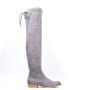 Boot in mixed materials for fall and winter