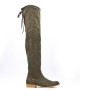 Boot in mixed materials for fall and winter