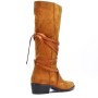 Faux suede boot