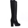 Faux suede boot