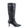 Faux leather boot