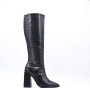 Faux leather boot