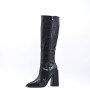 Faux leather boot