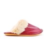 Women's fur-lined slipper