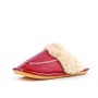 Women's fur-lined slipper