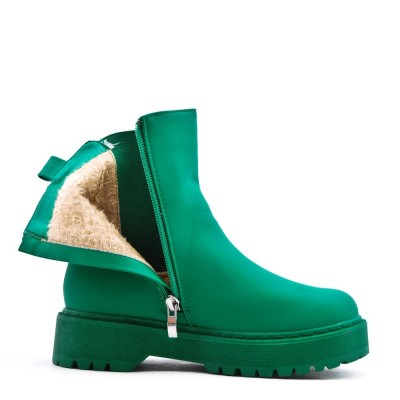 Children's faux leather ankle boot