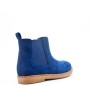 Children's ankle boot in mixed materials