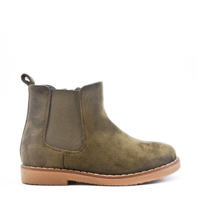 Children's ankle boot in mixed materials