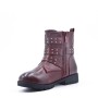 Children's faux leather ankle boot