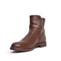 Large sizes-Mix material ankle boots For fall and winter