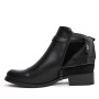 Large sizes-Mix material ankle boots For fall and winter