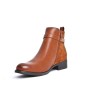 Large sizes-Mix material ankle boots For fall and winter