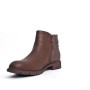 Large sizes-Faux leather ankle boot