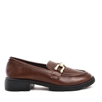 Derby en simili Cuir pour femme