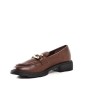 Derby en simili Cuir pour femme