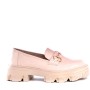 Derby en simili Cuir pour femme