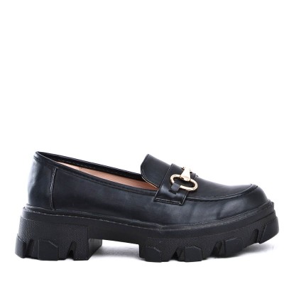 Derby en simili Cuir pour femme