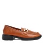 Faux leather derby for women