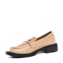 Faux leather derby for women