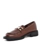 Derby en simili Cuir pour femme