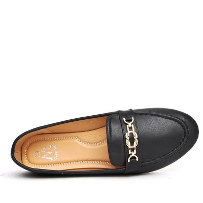 Grande tailles-Derby en simili Cuir pour femme