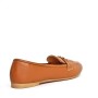 Large sizes-Faux leather derby for women