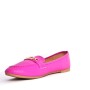 Large sizes-Faux leather derby for women