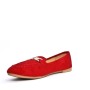 Large sizes-Faux suede derby for large size women